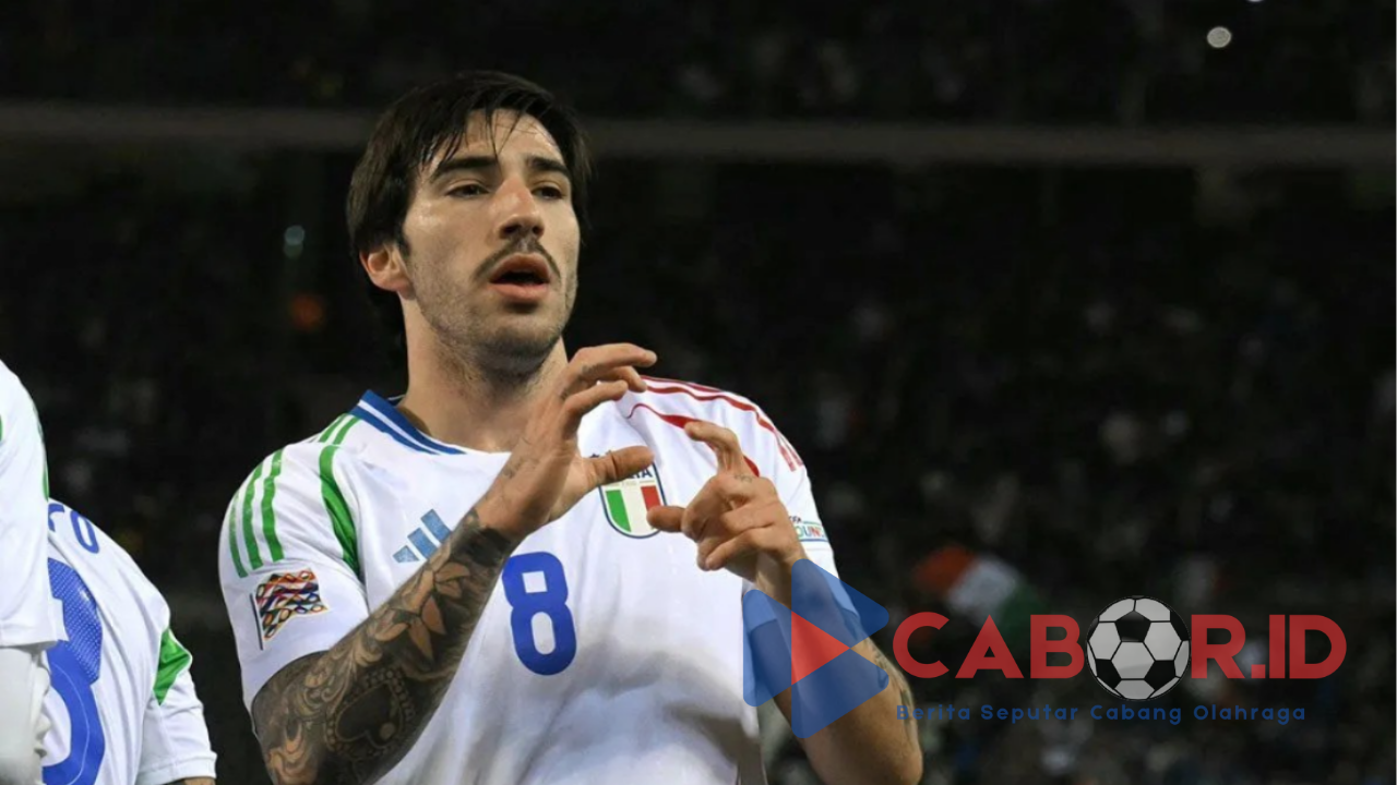 Gol Tunggal Sandro Tonali antar Italia Taklukkan Belgia 1-0