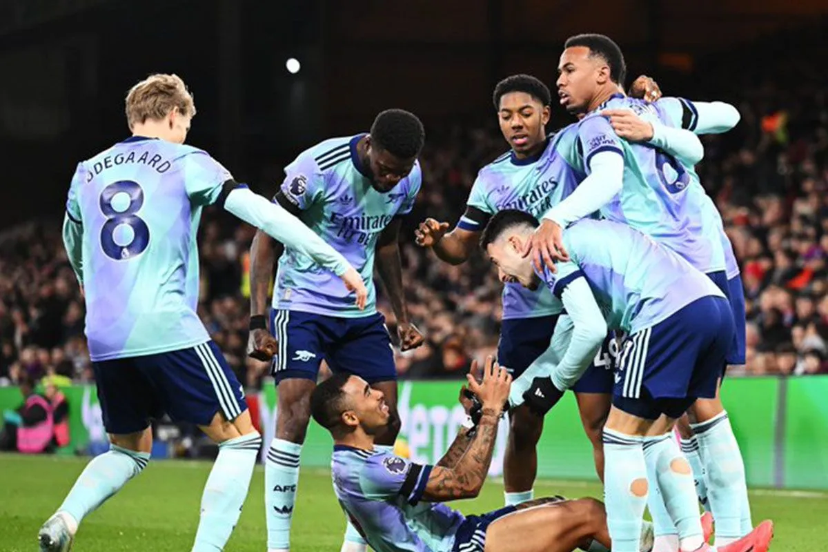 Arsenal Kembali ke Jalur Kemenangan usai Bantai Crystal Palace 5-1