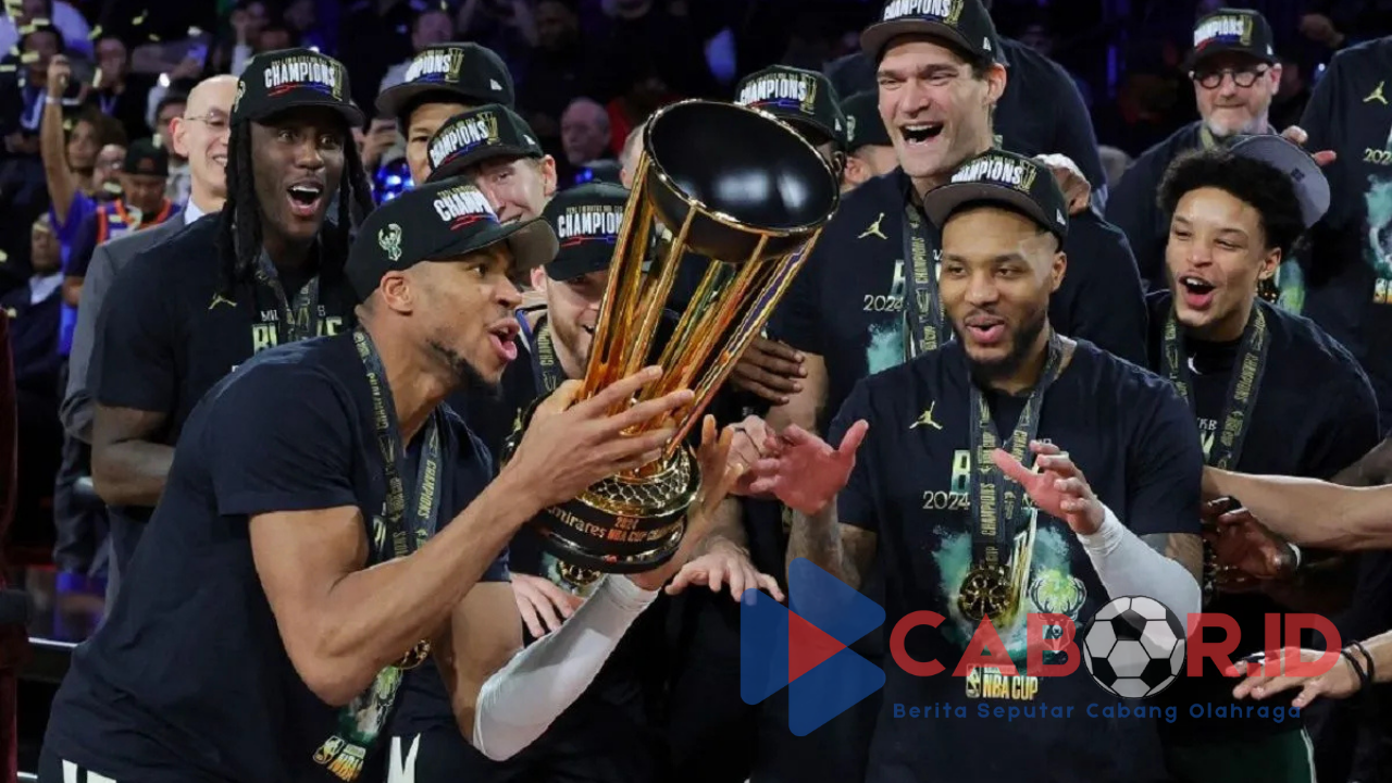 Giannis Mencetak Triple-Double, Milwaukee Bucks Juara NBA Cup 2024