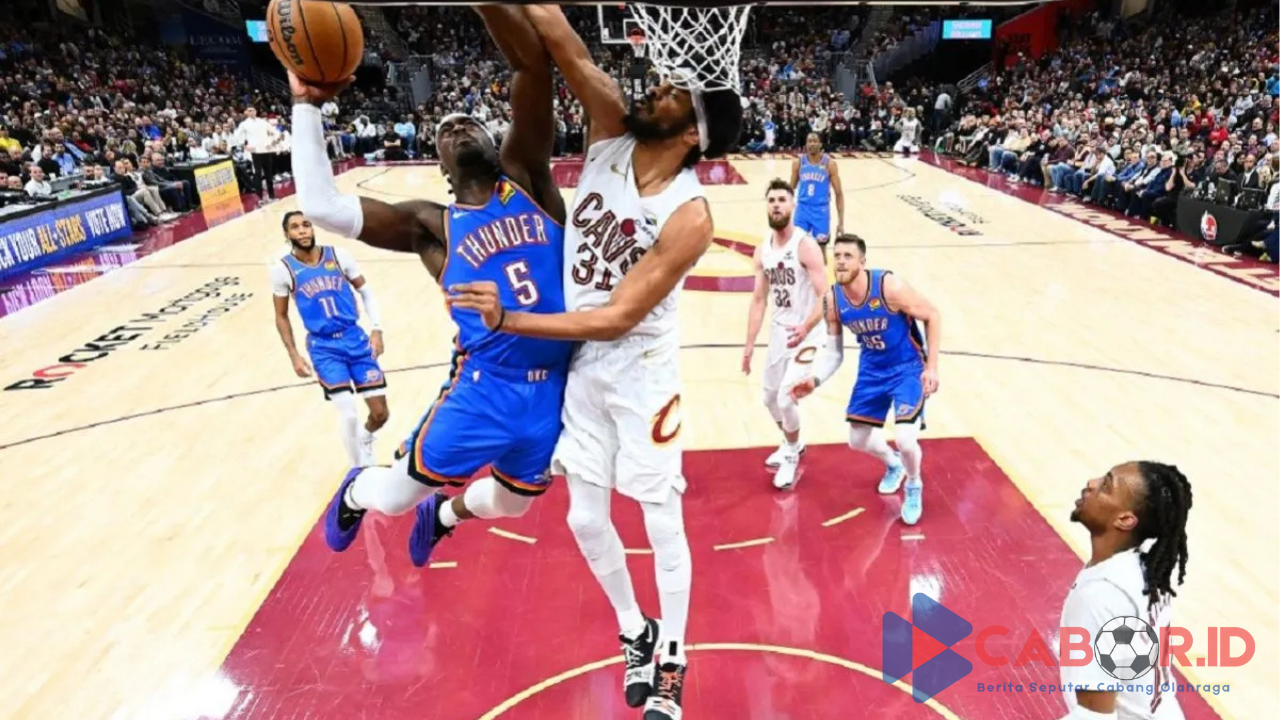 Cleveland Cavaliers Hentikan 15 Kemenangan Beruntun Thunder 