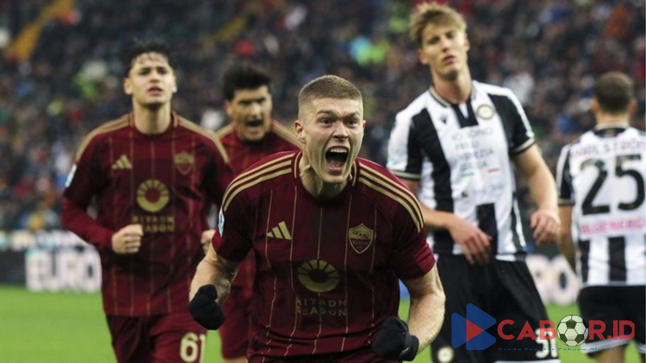 Udinese Vs AS Roma: I Lupi Menang dengan Skor 2-1