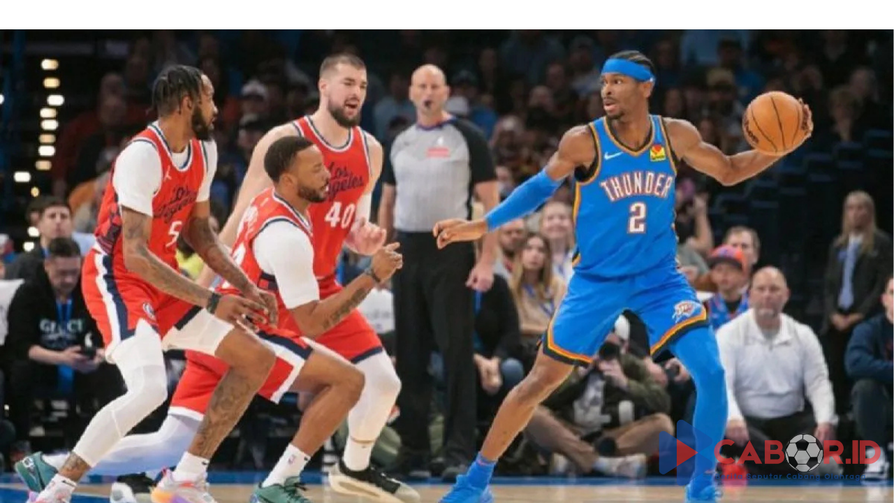 Thunder Raih Kemenangan ke-15 secara Beruntun Usai Tundukan Celtics