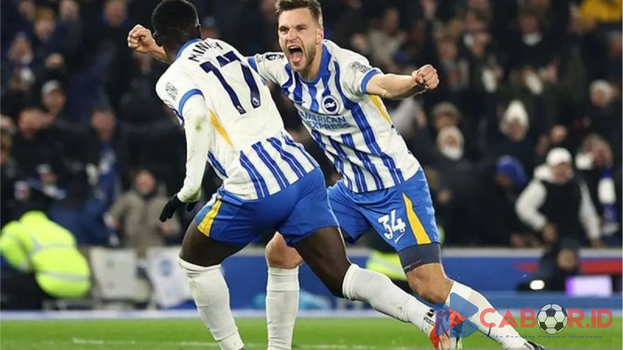 Brighton Petik Kemenangan Tiga Gol Tanpa Balas Kontra Chelsea