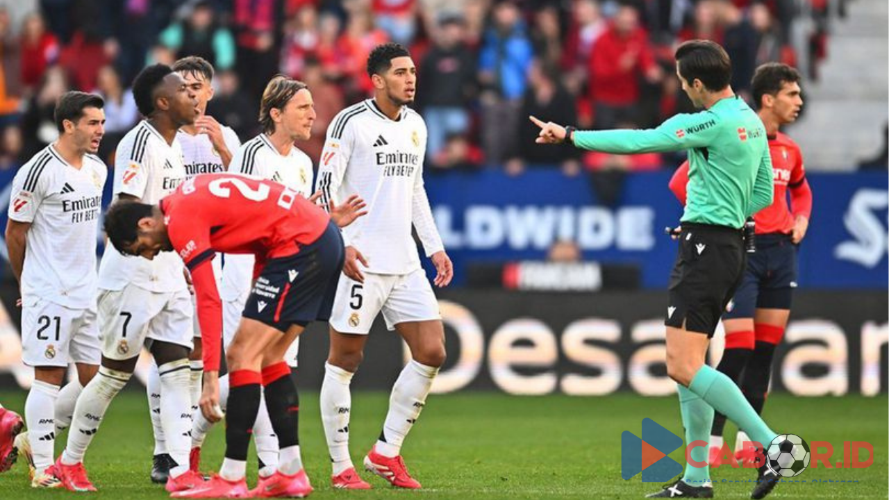 Liga Spanyol: Hasil Osasuna vs Real Madrid: Skor Imbang 1-1