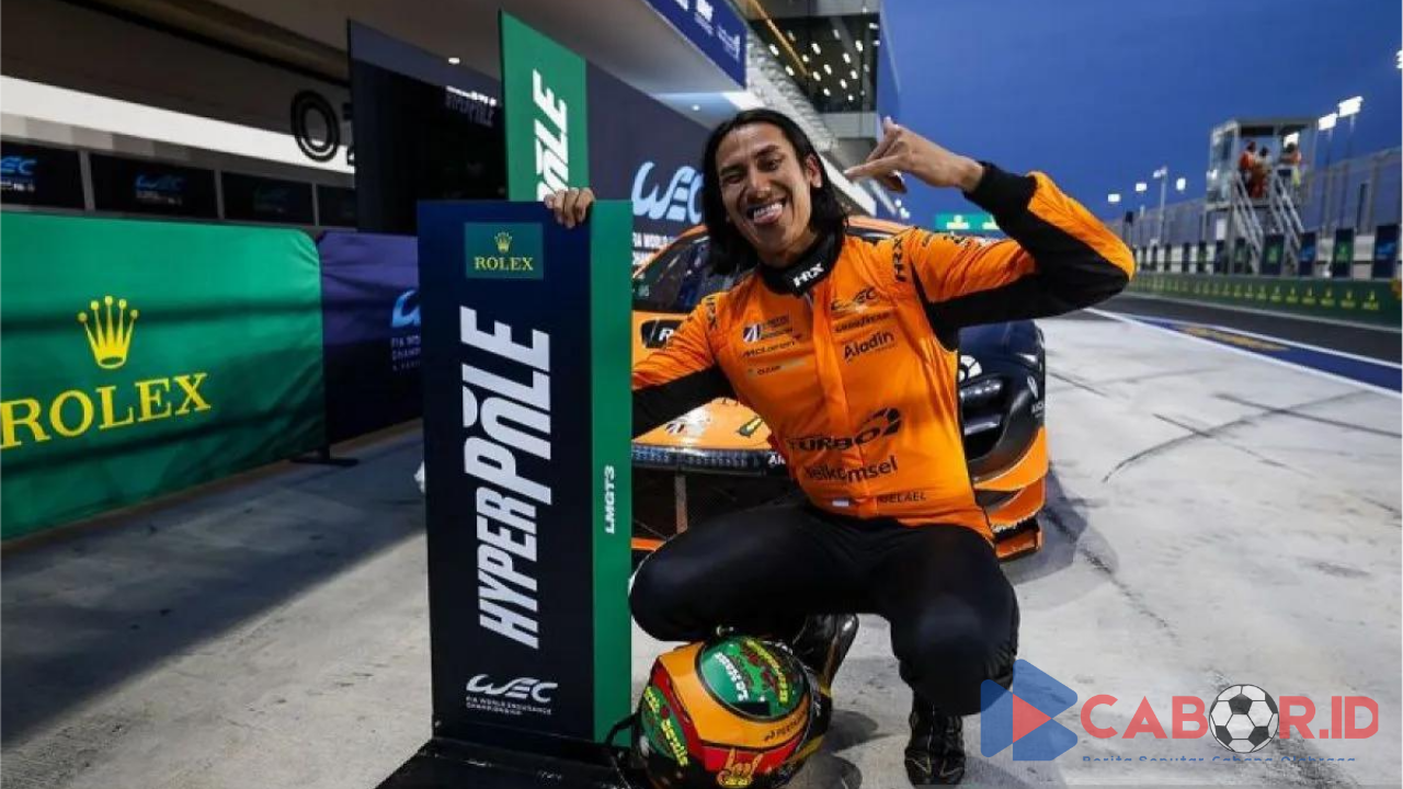 Sean Gelael Ukir Sejarah dengan Berhasil Raih Pole Position di FIA WEC Qatar