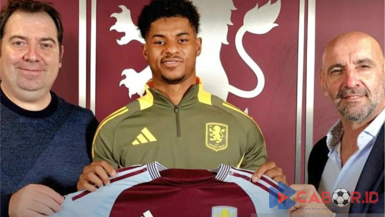Aston Villa Umumkan Resmi Pinjam Rashford dari Manchester United