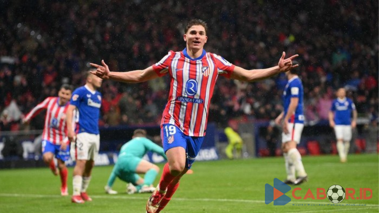 Tundukan Bilbao 1-0, Atletico Madrid Puncaki Klasemen