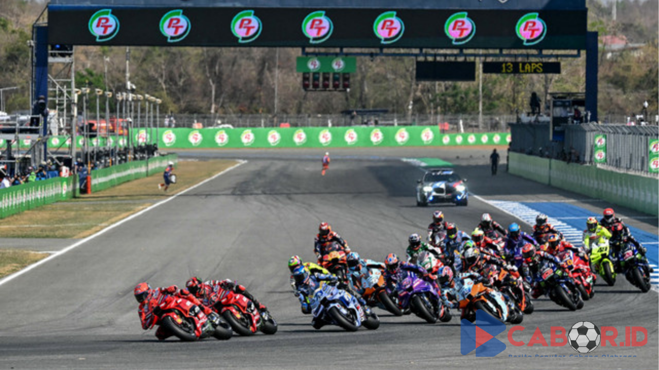 MotoGP Thailand: Marc Marquez Finis Terdepan Usai Duel Ketat dengan Sang Adik
