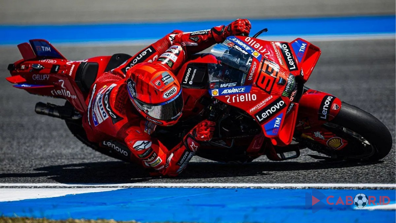 Pembalap Ducati Marc Marquez Start Terdepan di GP Thailand